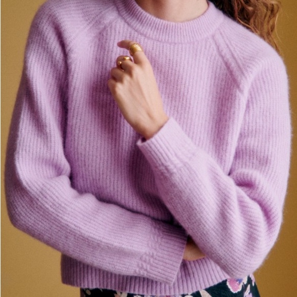 Sezane Lilac Otto Jumper XS